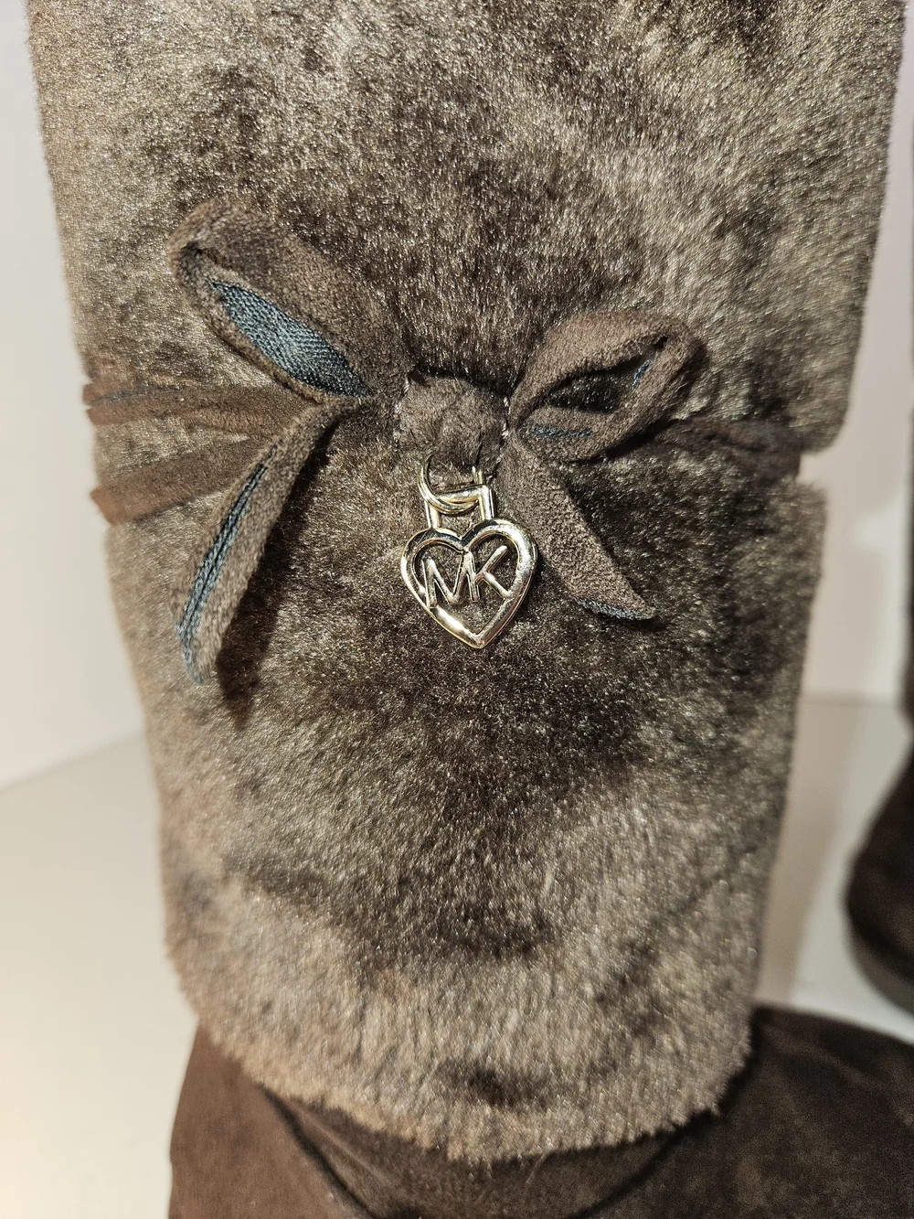 Michael Kors Girls Apple Pie 2 Chocolate Furry Boots Size 3